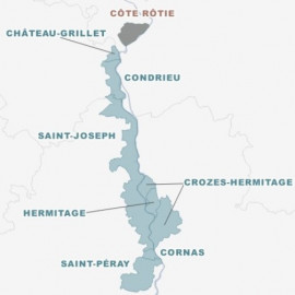 Côte-Rôtie appellation wine