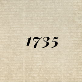 1735 Vintage wine