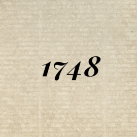 1748 Vintage wine