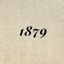 1879 Vintage wine