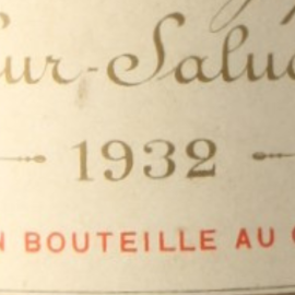 1932 Vintage wine