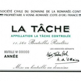 La Tâche appellation wine