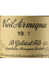 GELAS ET FILS Vieil Armagnac 1937