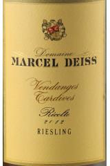 DOMAINE MARCEL DEISS Vendanges Tardives 2012