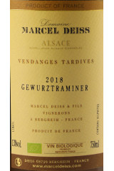 DOMAINE MARCEL DEISS Vendanges Tardives 2018