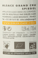 DOMAINE DIRLER-CADE Elément Air Spiegel Sec 2019