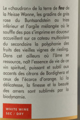 DOMAINE DIRLER-CADE Elément Feu Kessler H.W Sec 2021