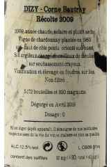 JACQUESSON DIZY CORNE BAUTRAY Extra Brut 2009