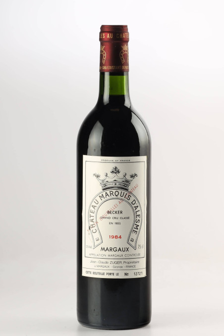 CHÂTEAU MARQUIS D'ALESME BECKER 1984
